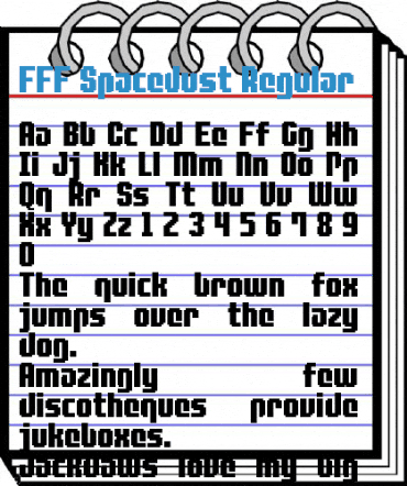 FFF Spacedust Font