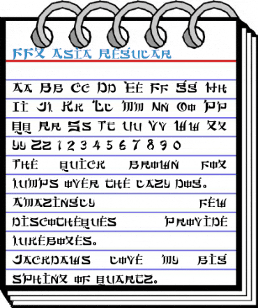 FFX Asia Regular Font