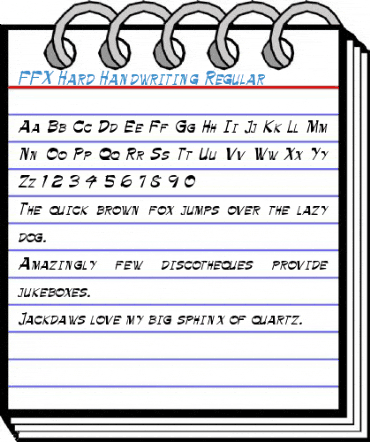 FFX Hard Handwriting Regular Font