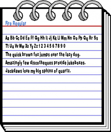 Fire Regular Font