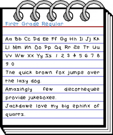 First Grade Regular Font