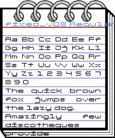 fixed_v03 Regular Font