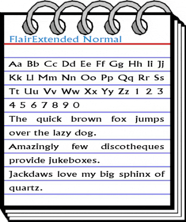 FlairExtended Font