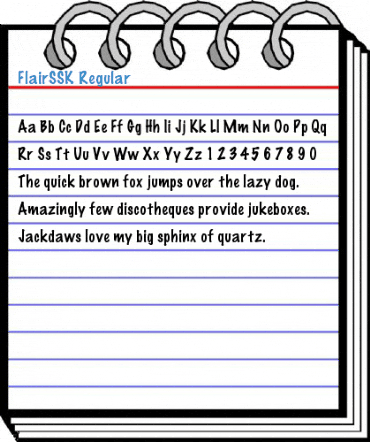 FlairSSK Regular Font