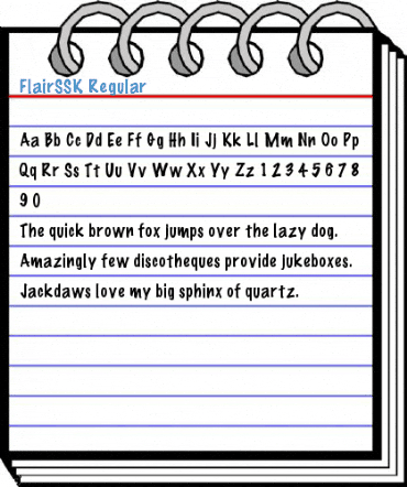 FlairSSK Regular Font