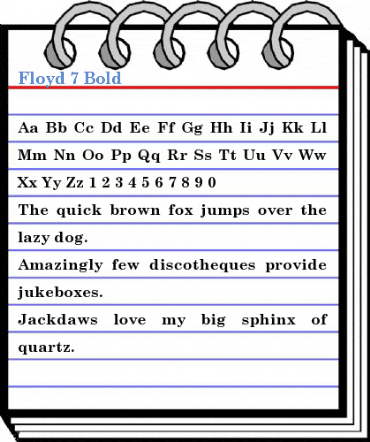 Floyd 7 Font