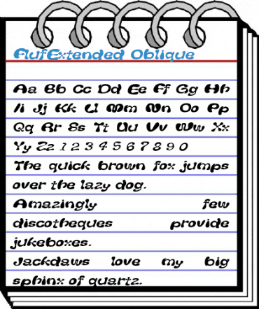 FlufExtended Font