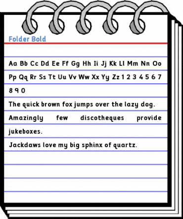 Folder Font