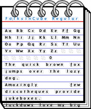 FolksInCube Regular Font