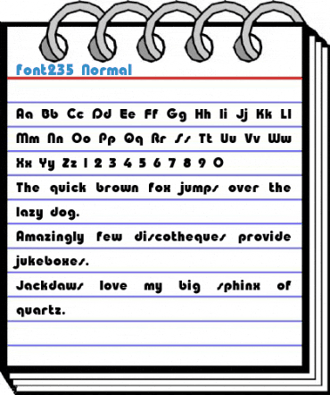 font235 Normal Font