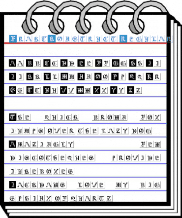 FraktKonstruct Regular Font