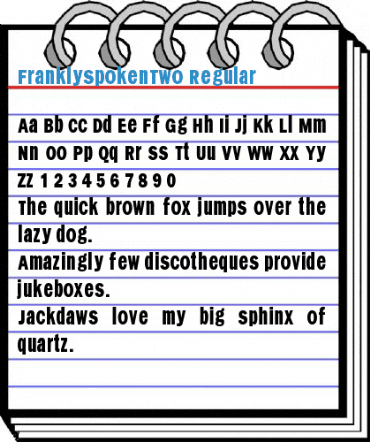 FranklySpokenTwo Font