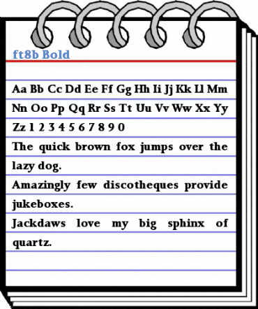 ft8b Bold Font