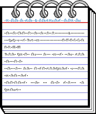 Fundamental-Ligatures Regular Font