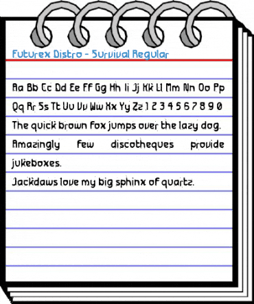 Futurex Distro - Survival Regular Font