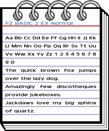 FZ BASIC 2 EX Font
