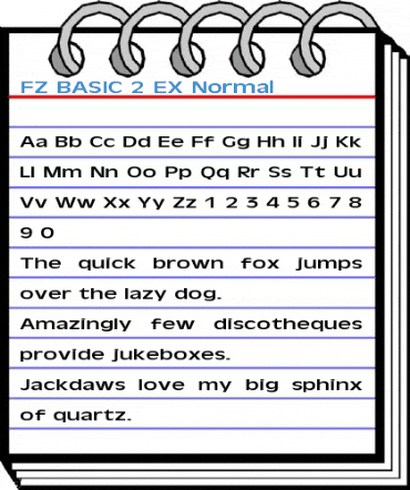 FZ BASIC 2 EX Normal Font