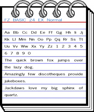 FZ BASIC 24 EX Font