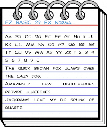 FZ BASIC 29 EX Font