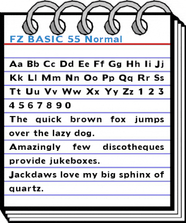 FZ BASIC 55 Font