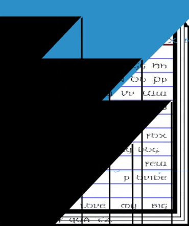 FZ JAZZY 31 STRIPED EX Font