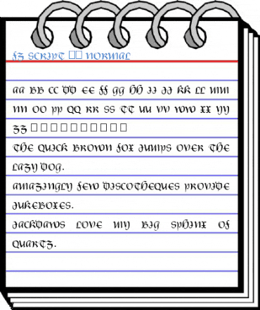 FZ SCRIPT 19 Normal Font