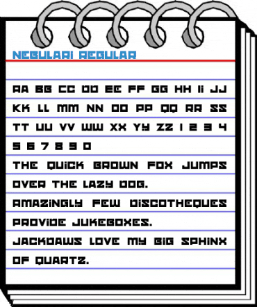 nebulari Regular Font