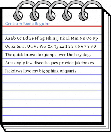 Gentium Basic Regular Font