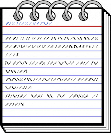 Pen Icons Regular Font
