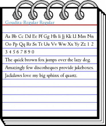 Goudita-Regular Font