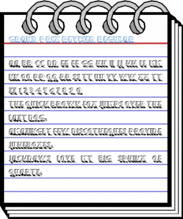 Grand Prix Revised Regular Font