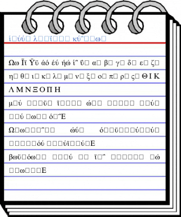 Greek Symbols Regular Font