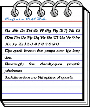 Gregorian Font