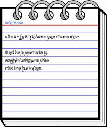 Handskript Regular Font