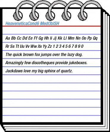 HeaveneticaCond6 Font