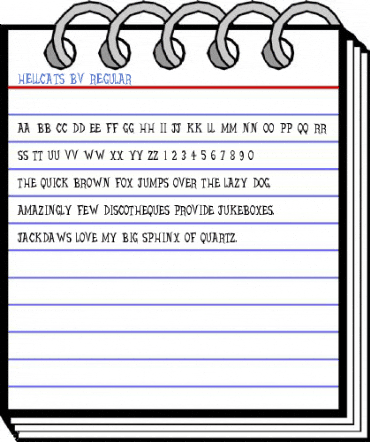 Hellcats BV Regular Font