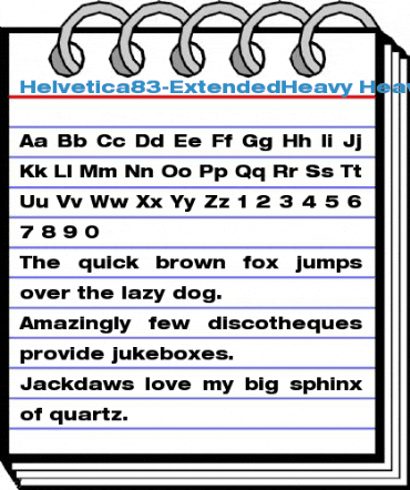 Helvetica83-ExtendedHeavy Font