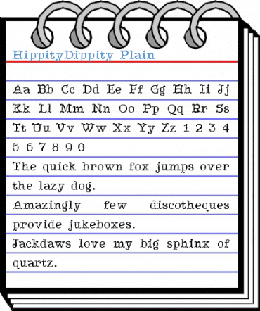 HippityDippity Font