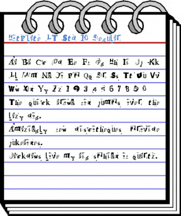 HotPlate LT Std 10 Regular Font