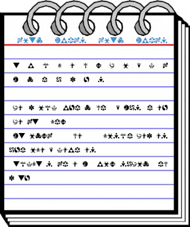 Hylian Symbols Hylian Symbols Font