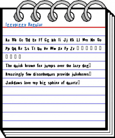 Iggypiggy Font