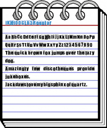 IKHIOOGLA3 Regular Font