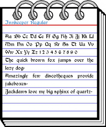 Innkeeper Regular Font