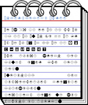 InterstatePi Three Font