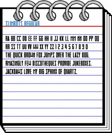 Slimbots Font