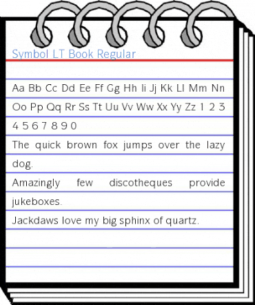 Symbol LT Book Font