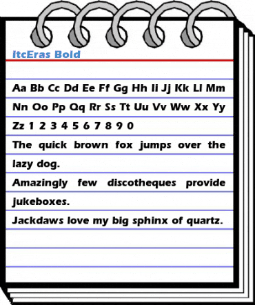 ItcEras Font