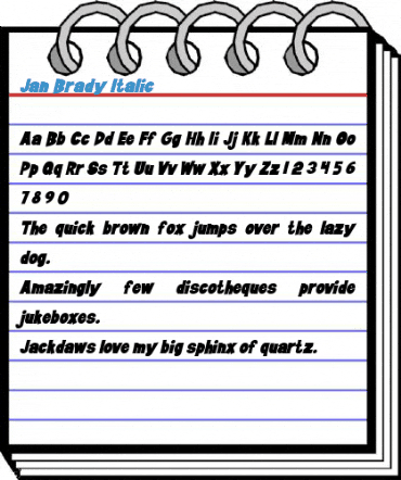 Jan Brady Font