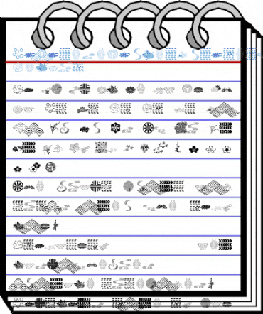 JapaneseGardenOrnamentsITC Medium Font