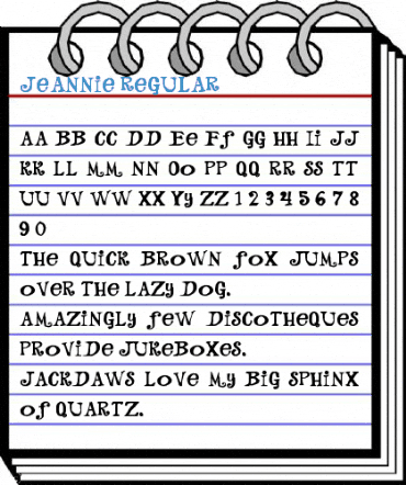 Jeannie Regular Font